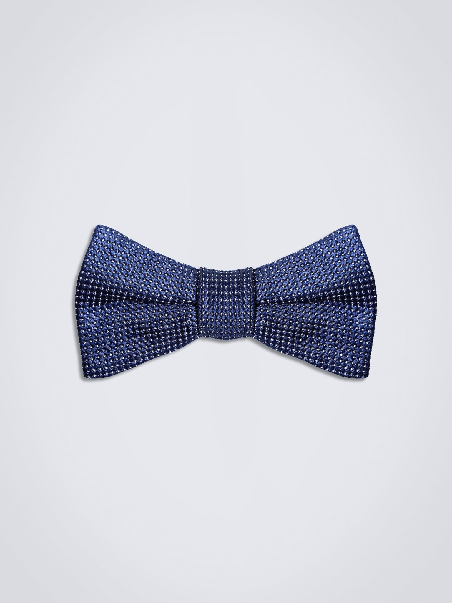 Bow Tie—Navy & White Polka Dots