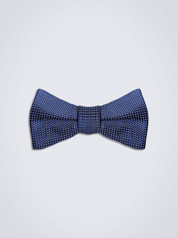 Bow Tie—Navy & White Polka Dots